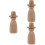 3 Piezas Madera Juguete Decoración Escritorio 8