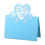 Pack Of 50 Heart Shape Table Setting Name Card Wedding Table-1 5