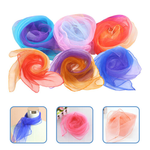 12 Pezzi Sciarpe Per Dell'Infanzia In Chiffon 2