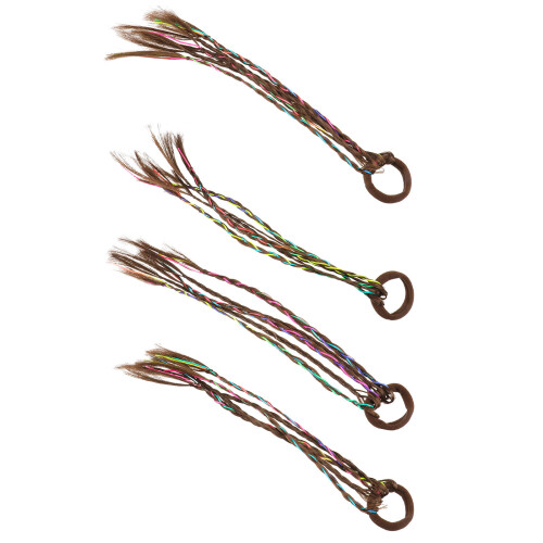 4 Treccie Colorate Per Parrucche Bambini 2