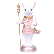 Festival Easters Rabbit Decorative-Rabbit with a scepte
