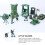 100Pcs Military Sand Table Kit Plastic Figures Assorted Color for Kids 8