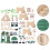 100Pcs Military Sand Table Kit Plastic Figures Assorted Color for Kids 6