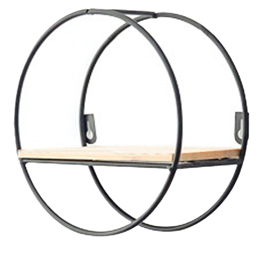Elegant Wood And Gold Design Floating Wall Shelf Set, Industrial Style Metal Pipe Wall Shelf With Unique Design, Perfect For Storing And Displaying Va 9060116620760