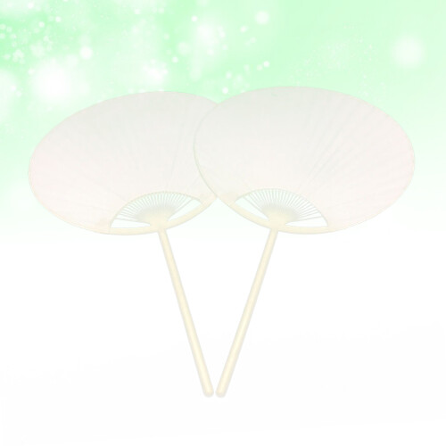 10 Ventaglio Bianco Per Bambini, Materiale 1