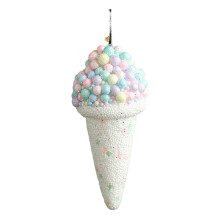Christmas Tree Decoration Ice Cream Pendant Hanging-White