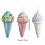 Christmas Tree Decoration Ice Cream Pendant Hanging-White 4