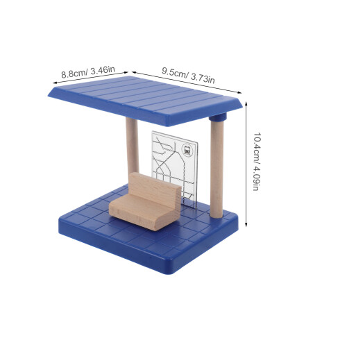 Set In Legno Con Stazione E Per Bambini 2