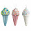 Christmas Tree Decoration Ice Cream Pendant Hanging-White 2