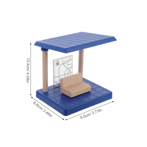 Set In Legno Con Stazione E Per Bambini 1