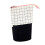 1 Pc Artistic Canvas Pencil Bag Plaid Design Black White 1