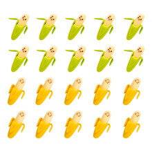 40 Unidades De Borrachas De Banana Para Estudantes