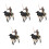 5 Set Corrida Cowboy Statuetta Torero 5