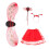 Set Costume Ladybug Con , Cerchietto, Gonna Tutu E Bacchetta 11