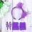 Headband Anni '80 Neon Retina Viola 4