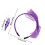 Headband Anni '80 Neon Retina Viola 3