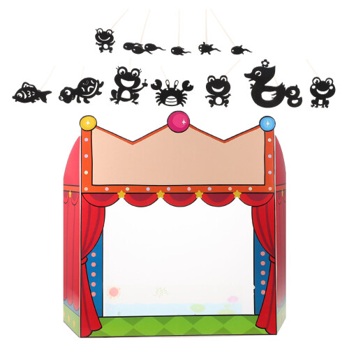 2 Ensembles Kit Ombres Marionnettes Éducatif Pour
