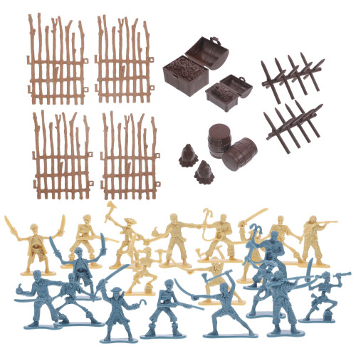 5 Set Mini Soldatini Pirata In Per Bambini
