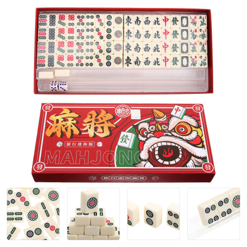 Set Mini Mahjong Portatile 2