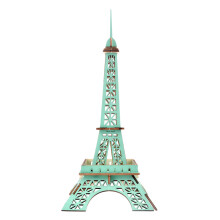 Puzzle 3D De Madera Torre Eiffel Juguete Educativo Para Niños