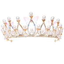 1 Coroa De Coroa Elegante Adorno Para Cabelo