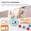 2 Sets Wooden Clock Model Educational Toy For Kids 8