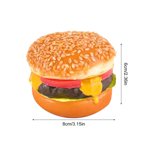 Imitation Hamburger Bread Models Artificial Food Bread-Type H 2