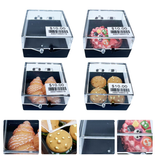 4Pcs Mini Realistic Food Models For Decoration 2
