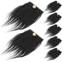 1 Set Fake Beards And Wood Balls Kit Pre-Cut Gnome
