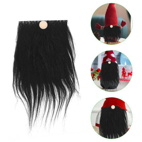 1 Set Fake Beards And Wood Balls Kit Pre-Cut Gnome 2
