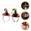 2Pcs Halloween Witch Hat Headbands Party Costume Accessory 5