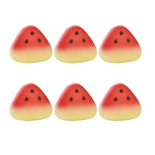 Bright PU Watermelon Stress Relief Toy For Creative Homes-Red