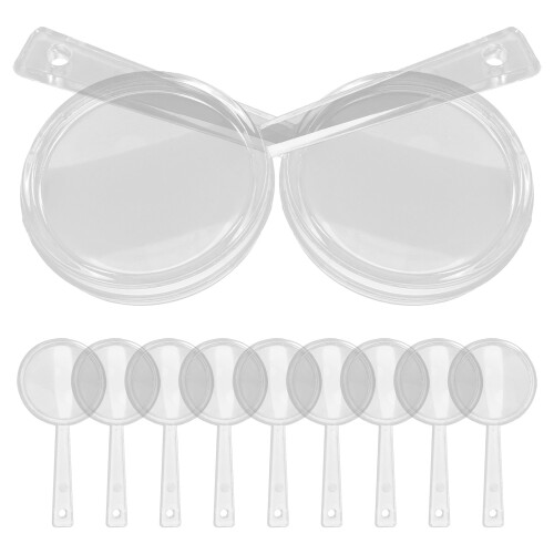 20Pcs Elderly And Kids Handheld Reading Magnifier For Exploration