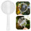 20Pcs Elderly And Kids Handheld Reading Magnifier For Exploration 5