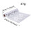 Portable Gold and Silver Meshes Materials-Silver 2.75 meters 4