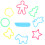 45Pcs Kids Creative Cartoon Baking And Plasticine Mold Toy 3