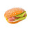 Simulated Hamburger Bread Models Restaurant Display-Type D 1
