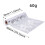 Portable Gold and Silver Meshes Materials-Silver 2.75 meters 2