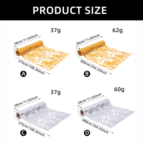 Portable Gold and Silver Meshes Materials-Silver 2.75 meters 2