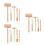 6 Sets Kids Archaeological Dig Kit With Hammer Brush 7