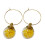 10Pcs Wine Glass Charm Rings Goblet Drink Markers Label-Orange 5
