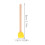 100Pcs 0.6" Round Sponge Paint Brushes With Wood Handle For Diy Crafts 3