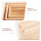 3Pcs Wooden Rustic Nesting Crates For Decorative Storage And Display 8