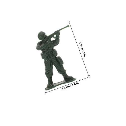 100Pcs Mini Soldier Model Toy Playset Action Figures 1