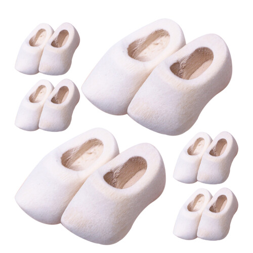 6 Pares De Miniatura Para Artesanato Decoração