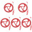 5 Sets Traditionele Chinese Ring Speelgoed Voor Training 4