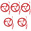 5 Sets Traditionele Chinese Ring Speelgoed Voor Training 5
