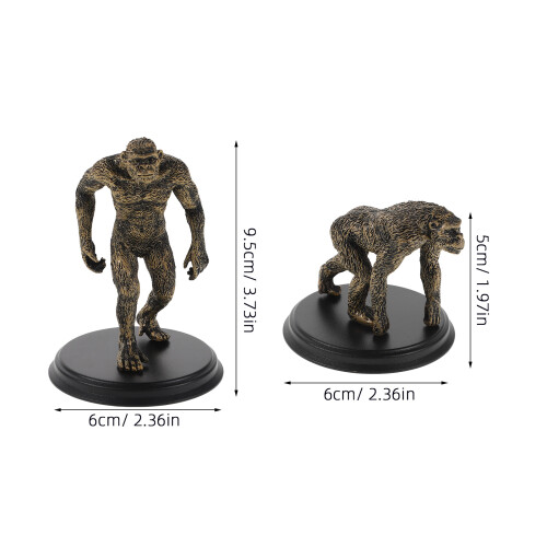 4Pcs Prehistoric Human Evolution Model Figures Plastic Educational Toy 2