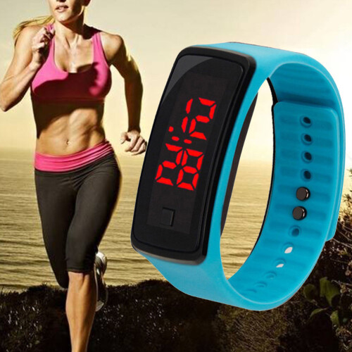 Led Electronic Watch Outdoor Digitale Silicone 2