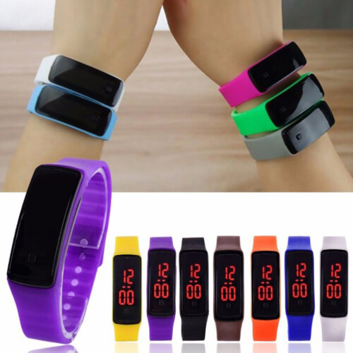 Led Electronic Watch Outdoor Digitale Silicone 1